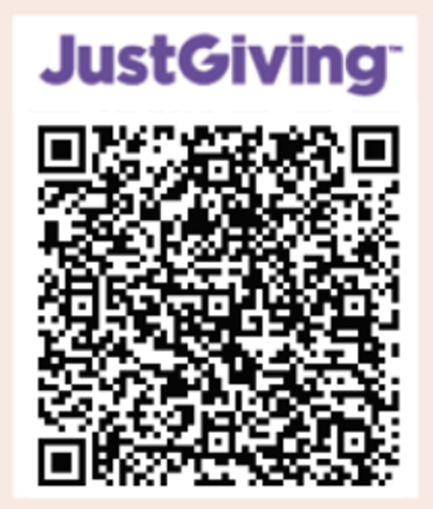 QR code for help for hunger for the school's Crazy Hair Day on 29 November 2024