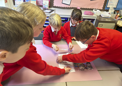 Year 4 - RE learning about the People of God in the Old Testament and working in groups